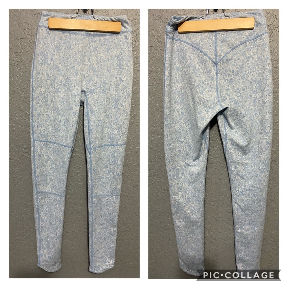 Gymshark Fleur Texture Leggings *blue*